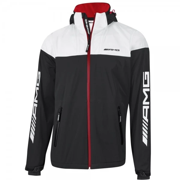 AMG Softshell Jacket Black/white – Bild 2