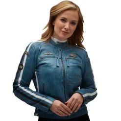 Gulf Lady Jacket Classic Race Navy Blue