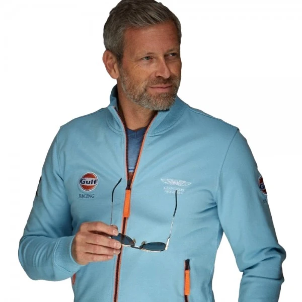 Gulf Sweatjacket Smart Racing Gulfblue – Bild 2