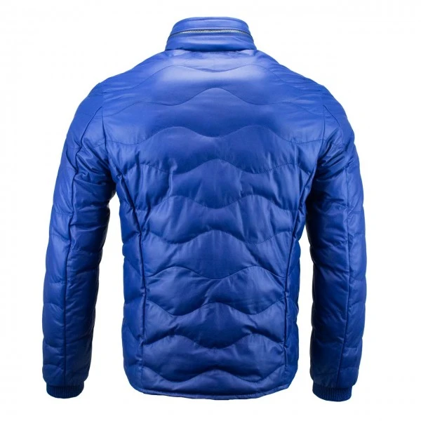 Heinz Bauer Leather Jacket Nürburg True Blue – Bild 6