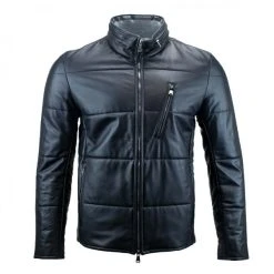 Heinz Bauer Leather Jacket Tempelhof Black