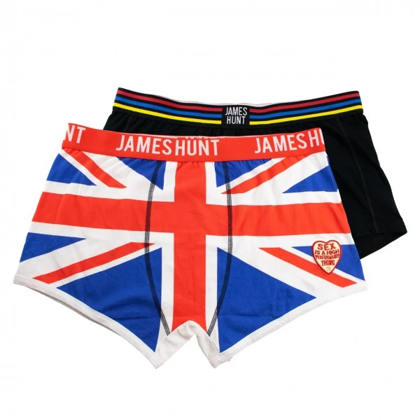 James Hunt Boxer Shorts Helmet + Union Jack Double Pack – Bild 2