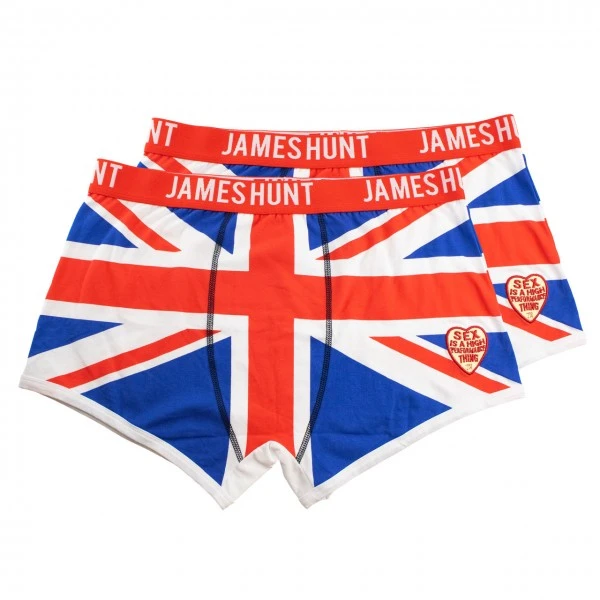 James Hunt Boxer Shorts Union Jack Double Pack – Bild 2
