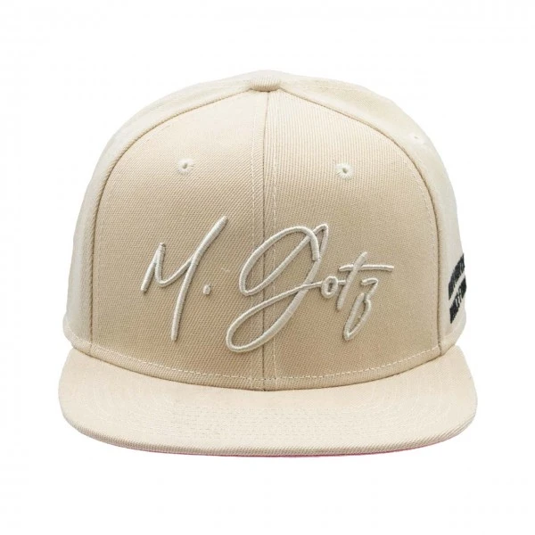 Maximilian Götz Cap Signature Flat Brim Sand – Bild 6