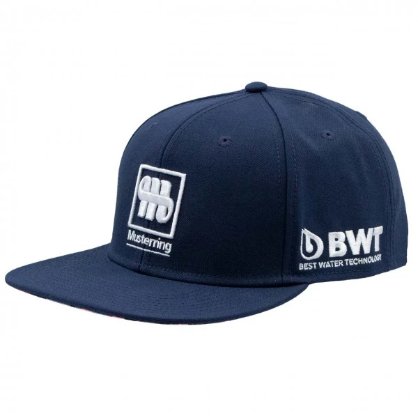 Maximilian Götz Cap Sponsor Flat Brim Navy