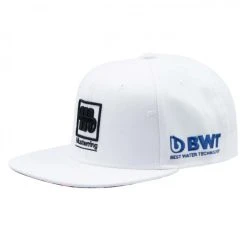 Maximilian Götz Cap Sponsor Flat Brim White