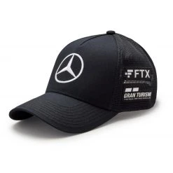 Mercedes-AMG Petronas Lewis Hamilton Trucker Cap Black