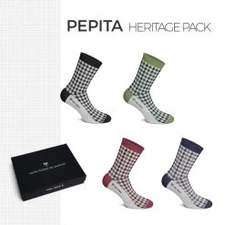 Pepita Socks Pack Of 4