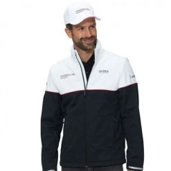 Porsche Motorsport Softshell Jacket Black/white