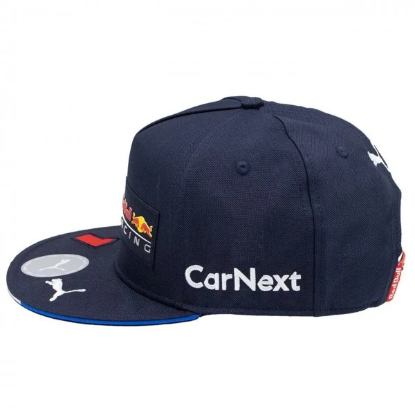 Red Bull Racing Kids Driver Cap Verstappen Flat Brim – Bild 3